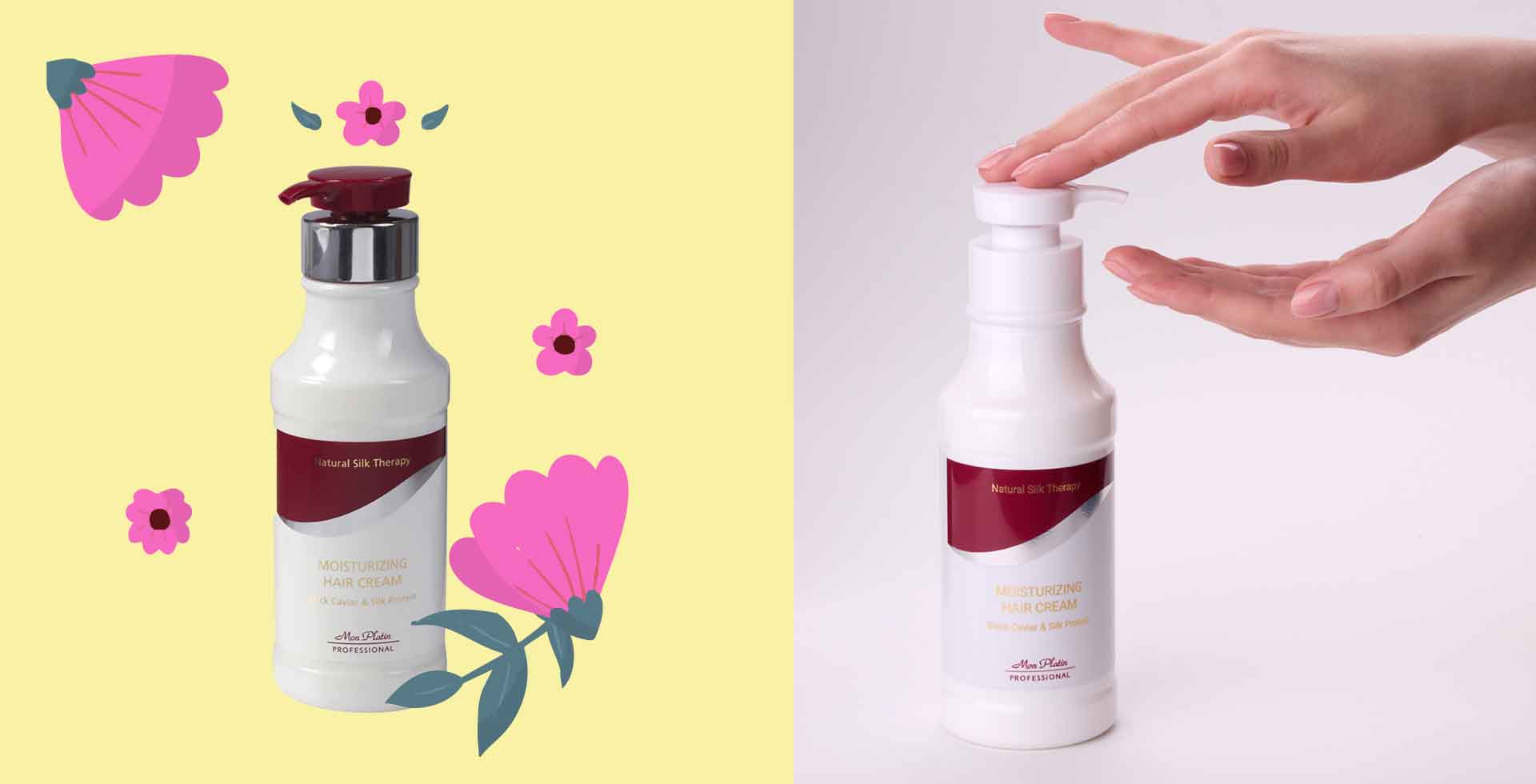 mon platin moisturizing hair cream