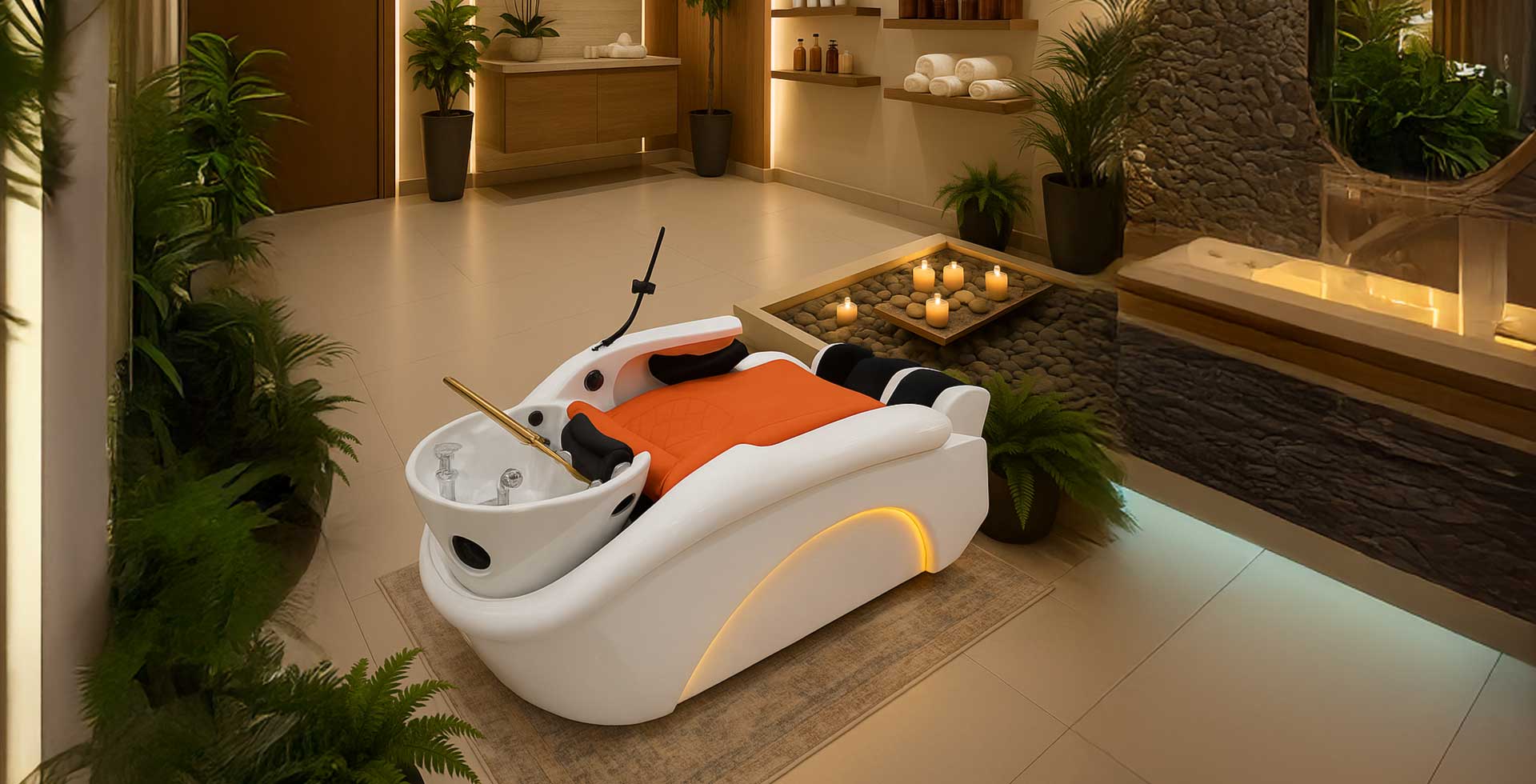 head spa beds