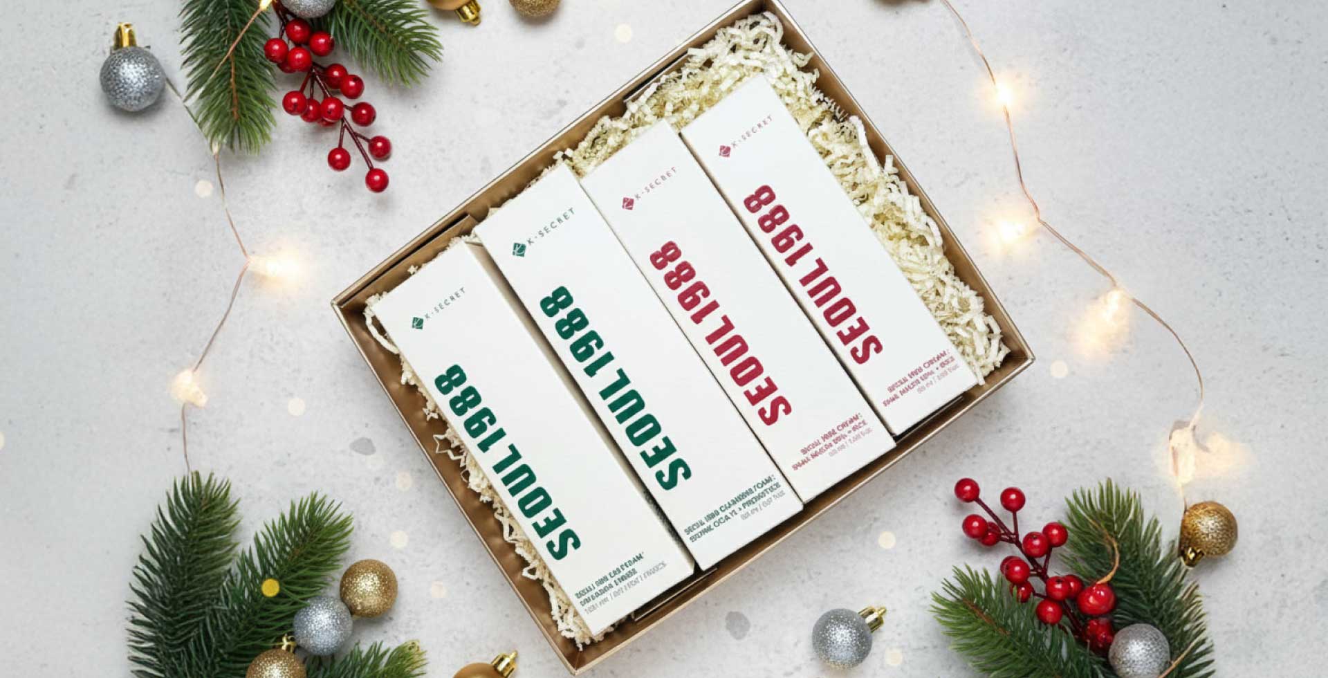 K-Secret Seoul Skin Repair 4-Piece Set - Complete Korean Skincare Routine