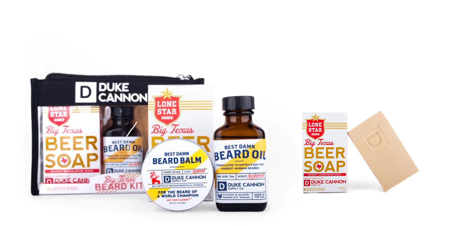 Duke Cannon Big Texas Beard Kit Gift Set