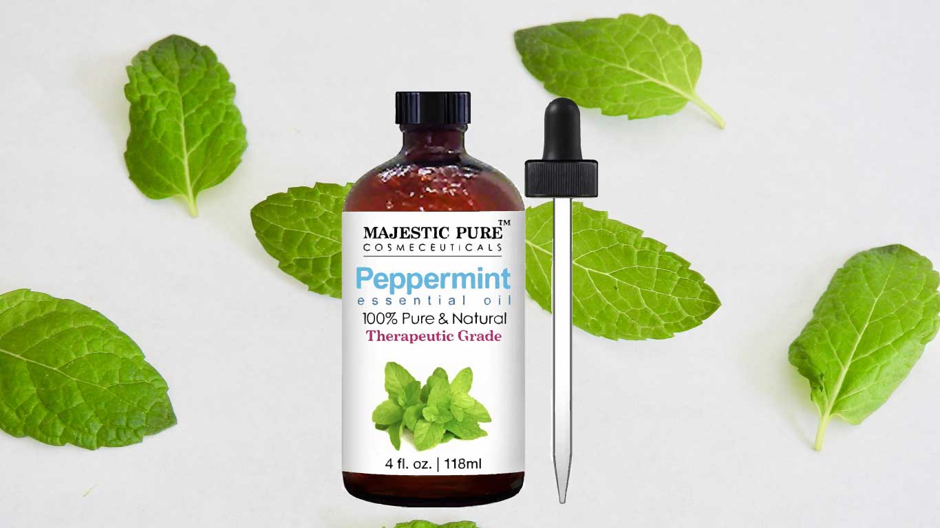 Peppermint Essential Oil by Majestic Pure